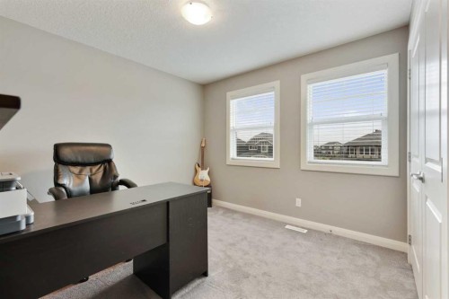 260 Boulder Creek Crescent Se, Langdon, AB - Indoor Photo Showing Office