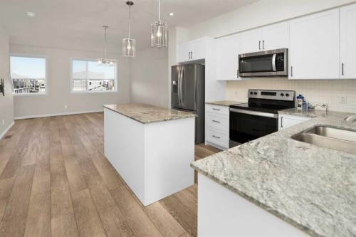 6529 Country Hills Boulevard Ne, Calgary, AB - Indoor Photo Showing Kitchen With Stainless Steel Kitchen With Double Sink With Upgraded Kitchen