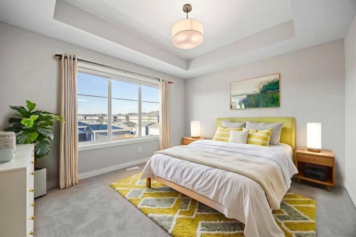 204 Chelsea Manor, Chestermere, AB - Indoor Photo Showing Bedroom