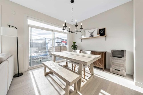 84 Mill Road, Cochrane, AB - Indoor Photo Showing Dining Room