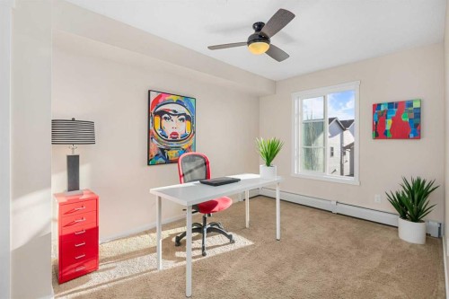 1305-755 Copperpond Boulevard Se, Calgary, AB - Indoor Photo Showing Office