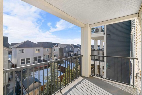 1305-755 Copperpond Boulevard Se, Calgary, AB - Outdoor With Balcony With Exterior