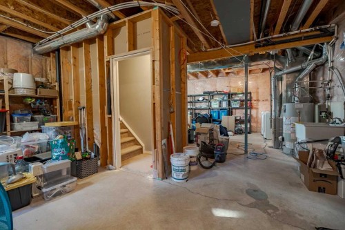 42 Bridlecrest Gardens Sw, Calgary, AB - Indoor Photo Showing Basement