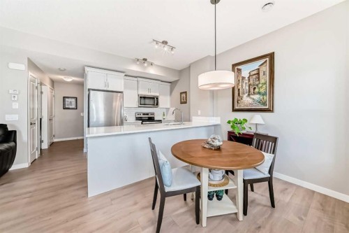 803-250 Fireside View, Cochrane, AB - Indoor Photo Showing Dining Room