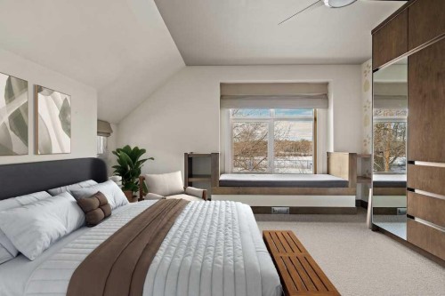 924 8 Avenue Se, Calgary, AB - Indoor Photo Showing Bedroom