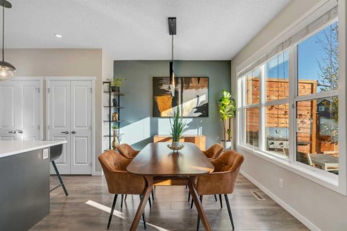 84 Masters Heights Se, Calgary, AB - Indoor Photo Showing Dining Room