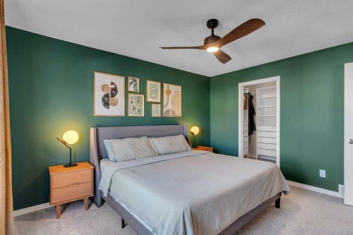 84 Masters Heights Se, Calgary, AB - Indoor Photo Showing Bedroom