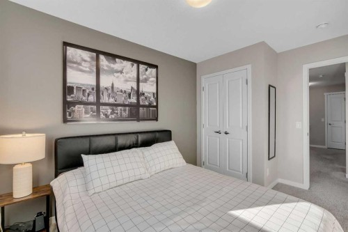 84 Masters Heights Se, Calgary, AB - Indoor Photo Showing Bedroom