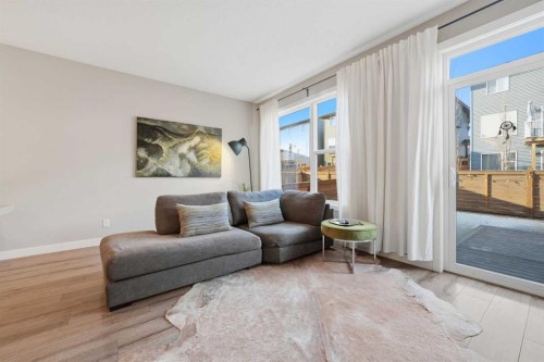 71 Sage Bluff Heights Nw, Calgary, AB - Indoor Photo Showing Living Room