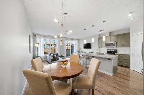 71 Sage Bluff Heights Nw, Calgary, AB - Indoor Photo Showing Dining Room