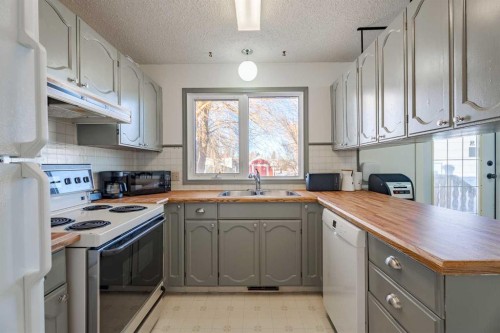 5108 52 Avenue, Stavely, AB - Indoor Photo Showing Kitchen With Double Sink