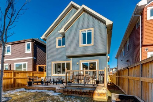 36 Sundown Common, Cochrane, AB - Outdoor With Deck Patio Veranda