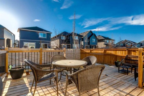 36 Sundown Common, Cochrane, AB - Outdoor With Deck Patio Veranda With Exterior