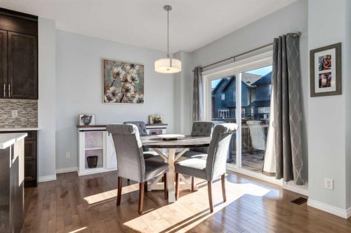 36 Sundown Common, Cochrane, AB - Indoor Photo Showing Dining Room