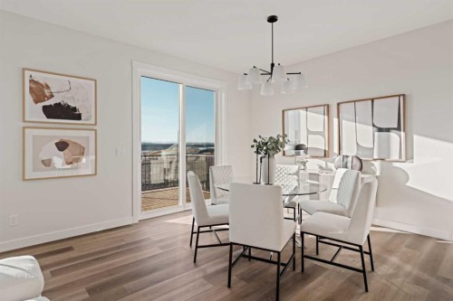 47 Setonridge Park Se, Calgary, AB - Indoor Photo Showing Dining Room
