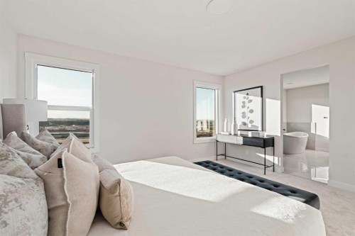 47 Setonridge Park Se, Calgary, AB - Indoor Photo Showing Bedroom