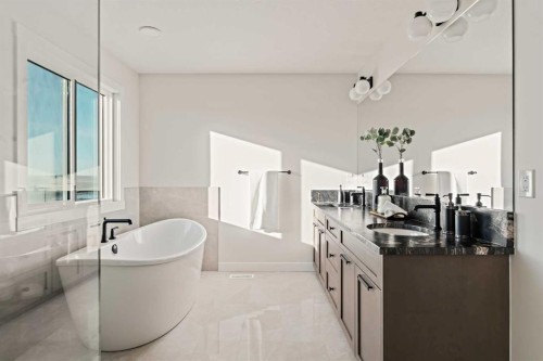 47 Setonridge Park Se, Calgary, AB - Indoor Photo Showing Bathroom