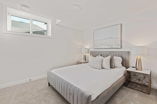 47 Setonridge Park Se, Calgary, AB - Indoor Photo Showing Bedroom