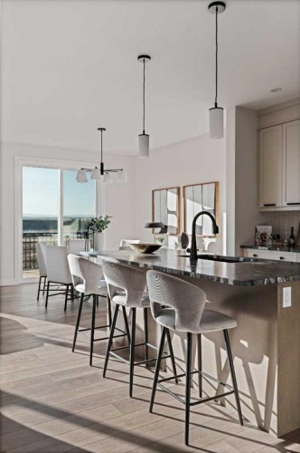 47 Setonridge Park Se, Calgary, AB - Indoor Photo Showing Dining Room