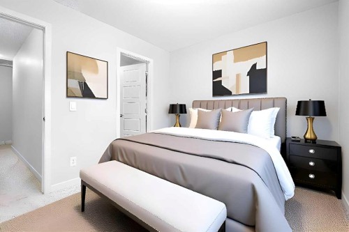 36-32 Red Embers Parade, Calgary, AB - Indoor Photo Showing Bedroom