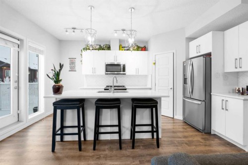 36-32 Red Embers Parade, Calgary, AB - Indoor Photo Showing Kitchen With Upgraded Kitchen