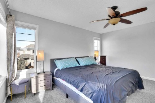 74 Cranleigh Green Se, Calgary, AB - Indoor Photo Showing Bedroom