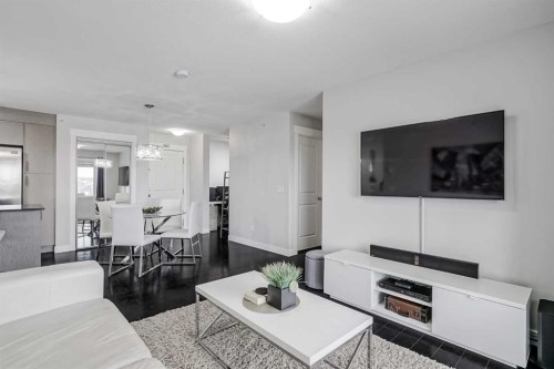 1405-240 Skyview Ranch Road Ne, Calgary, AB - Indoor Photo Showing Living Room
