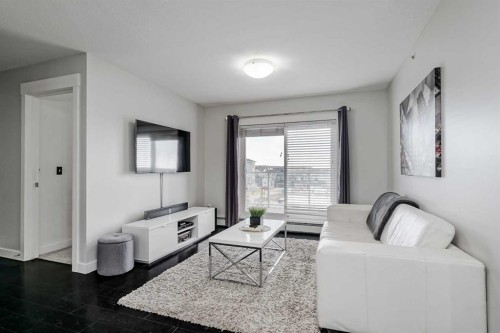 1405-240 Skyview Ranch Road Ne, Calgary, AB - Indoor Photo Showing Living Room