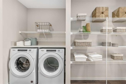 80 Magnolia Green Se, Calgary, AB - Indoor Photo Showing Laundry Room