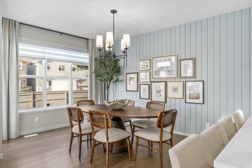 80 Magnolia Green Se, Calgary, AB - Indoor Photo Showing Dining Room