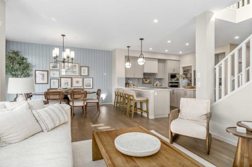 80 Magnolia Green Se, Calgary, AB - Indoor Photo Showing Living Room