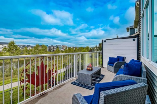 225 Kingsmere Cove Se, Airdrie, AB - Outdoor With Deck Patio Veranda With Exterior