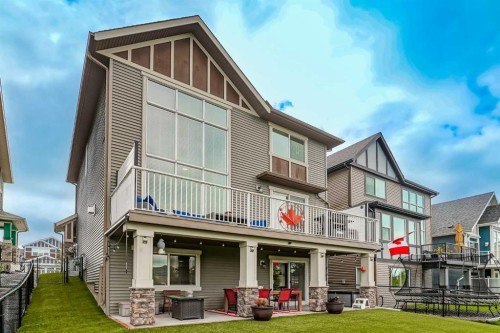 225 Kingsmere Cove Se, Airdrie, AB - Outdoor With Deck Patio Veranda