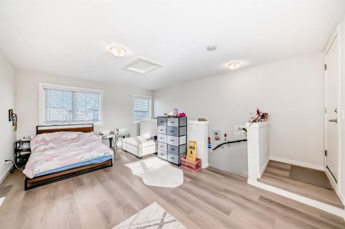 406-474 Seton Circle Se, Calgary, AB - Indoor Photo Showing Bedroom