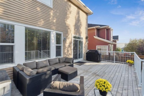 453 River Heights Drive, Cochrane, AB - Outdoor With Deck Patio Veranda With Exterior
