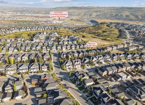 453 River Heights Drive, Cochrane, AB - Outdoor With View