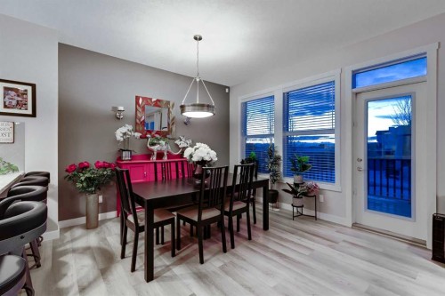 101 Boulder Creek Place, Langdon, AB - Indoor Photo Showing Dining Room