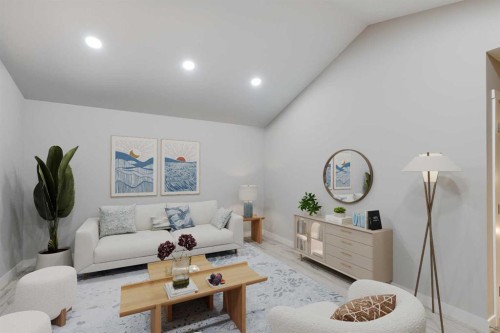 101 Boulder Creek Place, Langdon, AB - Indoor Photo Showing Living Room