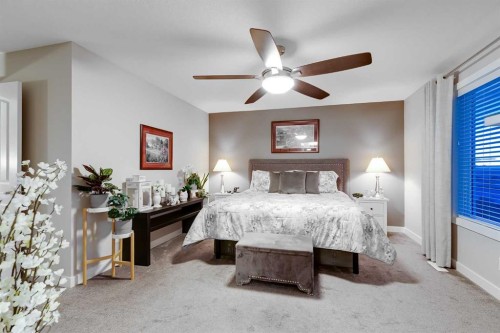 101 Boulder Creek Place, Langdon, AB - Indoor Photo Showing Bedroom