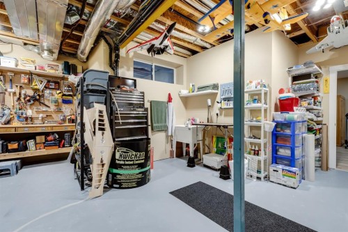 101 Boulder Creek Place, Langdon, AB - Indoor Photo Showing Basement