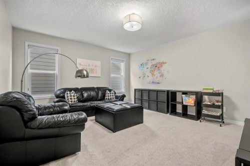 206 Mahogany Passage Se, Calgary, AB - Indoor Photo Showing Living Room