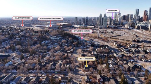 918 11 Avenue Se, Calgary, AB - Outdoor With View