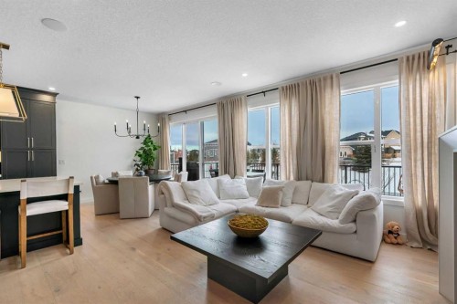 1176 Cranbrook Gardens Se, Calgary, AB - Indoor Photo Showing Living Room