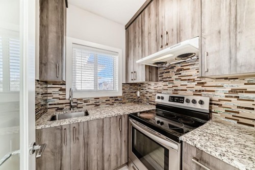 70 Martha'S Meadow Close Ne, Calgary, AB - Indoor Photo Showing Kitchen With Upgraded Kitchen
