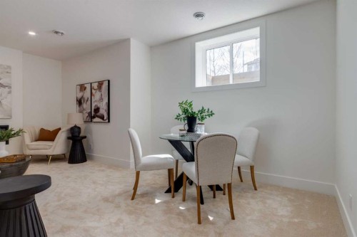 90 Treeline Gardens Sw, Calgary, AB - Indoor Photo Showing Dining Room