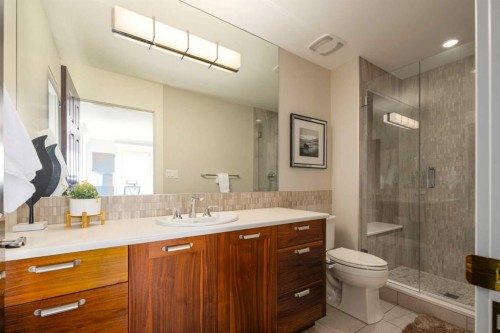 57 Slopes Point Sw, Calgary, AB - Indoor Photo Showing Bathroom