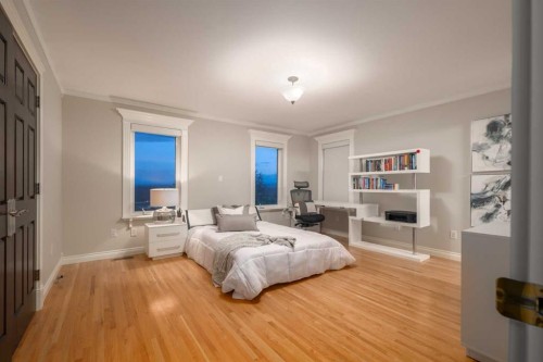 57 Slopes Point Sw, Calgary, AB - Indoor Photo Showing Bedroom
