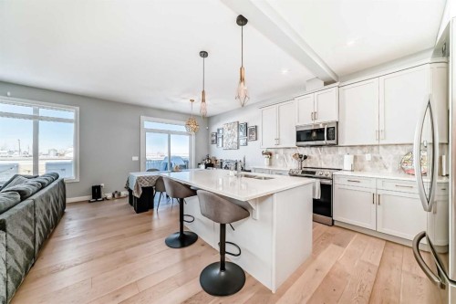 852 Marina Drive, Chestermere, AB - Indoor Photo Showing Kitchen With Upgraded Kitchen