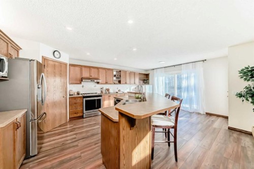 205 Patterson Hill Sw, Calgary, AB - Indoor Photo Showing Kitchen With Stainless Steel Kitchen With Double Sink