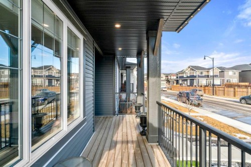 3 Sundown Manor, Cochrane, AB - Outdoor With Deck Patio Veranda With Exterior